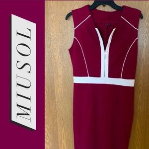 MIUSOL Sleeveless Zipper Dress